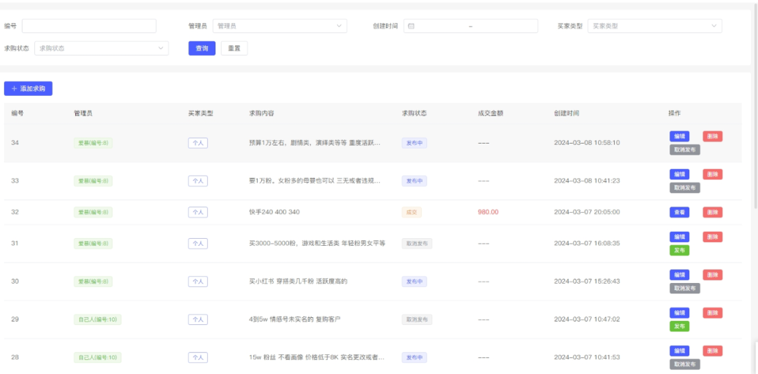自媒体账号交易平台开发案例-账号管理平台软件 自媒体账号交易平台开发案例-账号管理平台软件