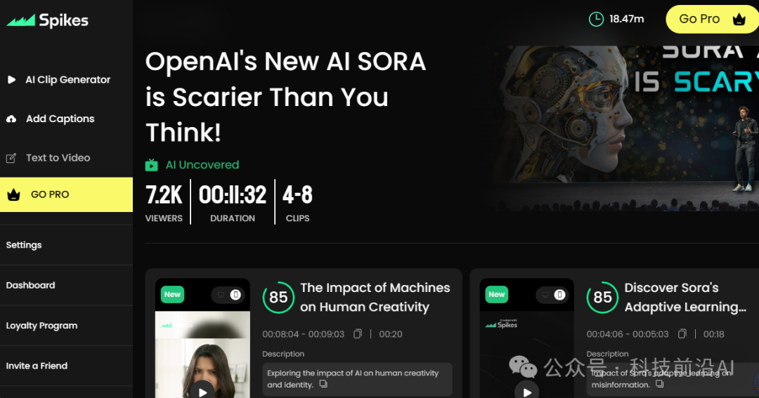 【AIGC实战】只需3分钟利用AI将长视频自动批量生成多个短视频 【AIGC实战】只需3分钟利用AI将长视频自动批量生成多个短视频