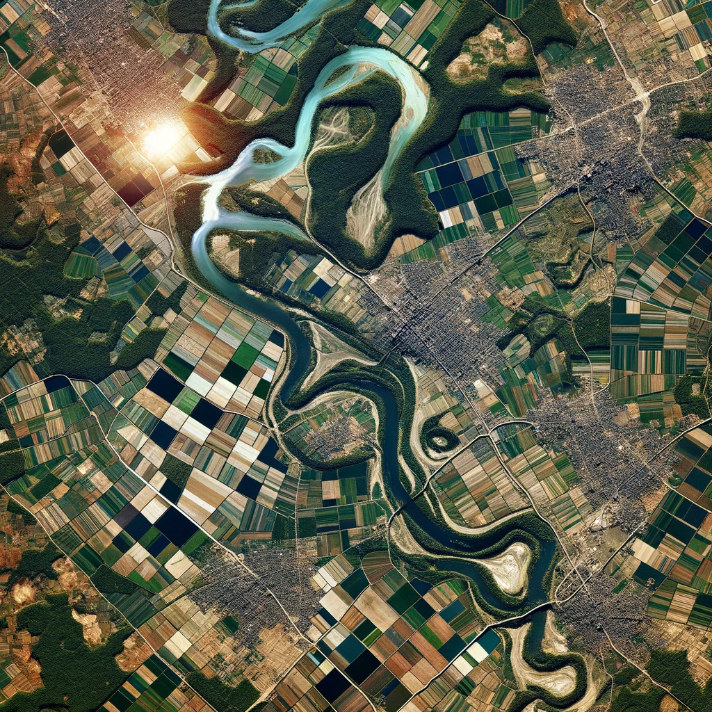 AI绘画+文字_图像prompt 生成以假乱真的遥感图像 AI绘画+文字_图像prompt 生成以假乱真的遥感图像