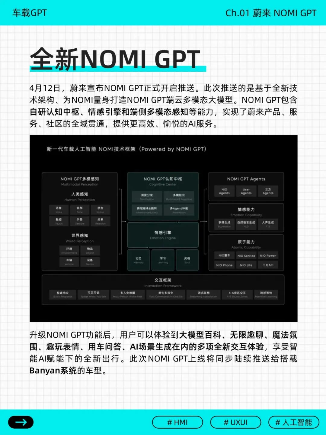 车载语言大模型|蔚来汽车 NOMI GPT 车载语言大模型|蔚来汽车 NOMI GPT