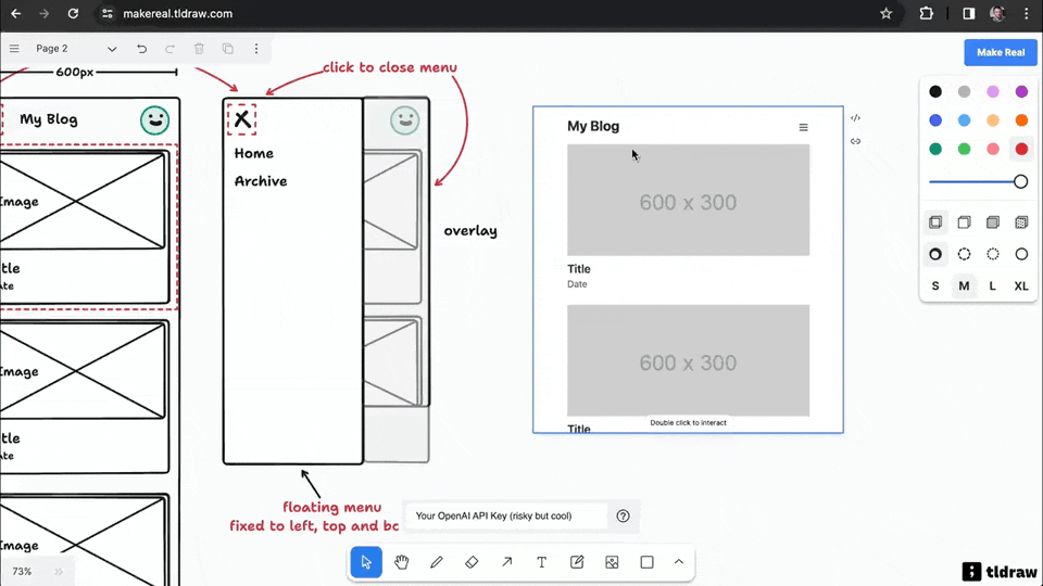 生成式 AI 交互革命:GPT-4 + 白板手绘 + AI 实时生成 生成式 AI 交互革命:GPT-4 + 白板手绘 + AI 实时生成