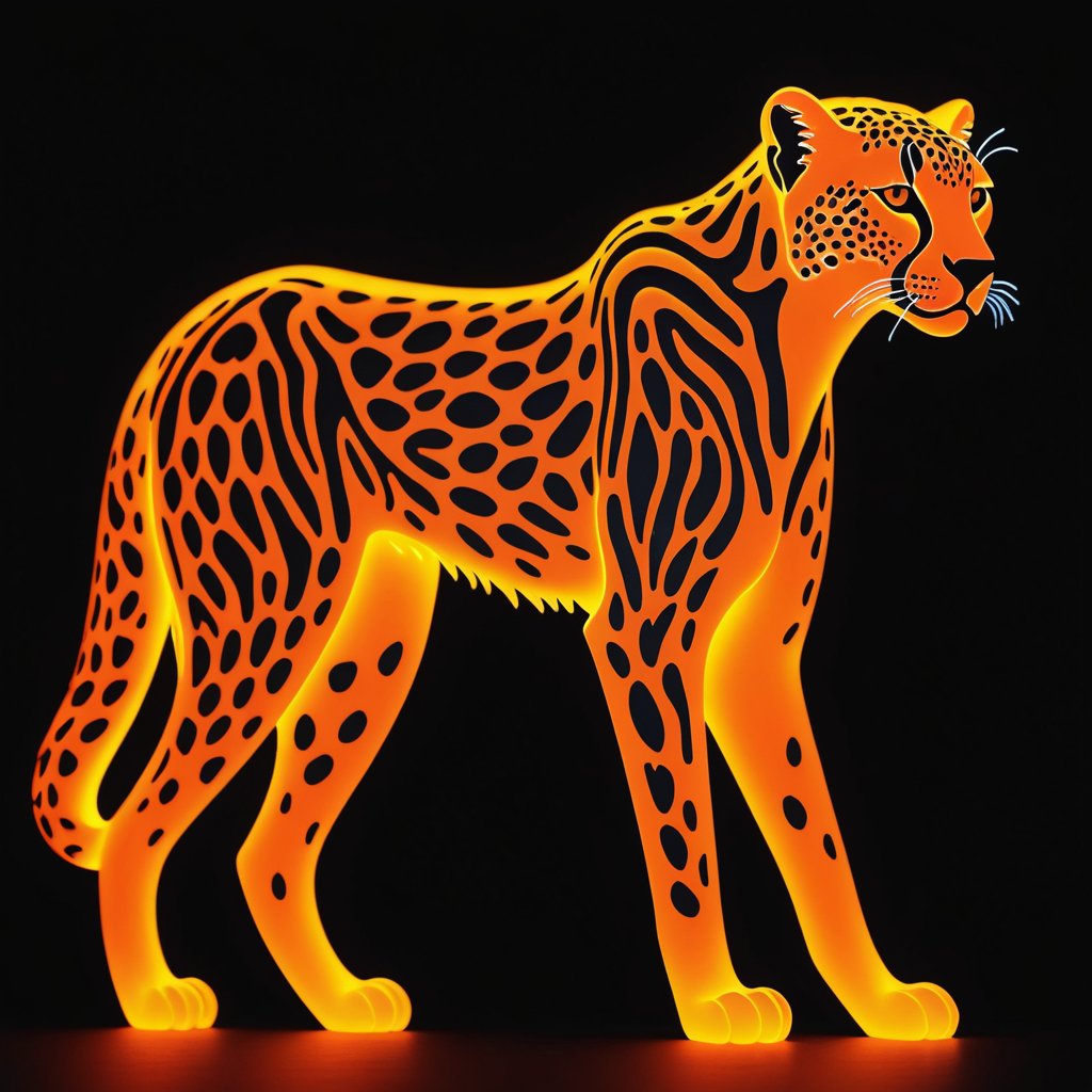 Stable Diffusion【艺术特效】【霓虹灯】: 霓虹灯玻璃艺术特效 Stable Diffusion【艺术特效】【霓虹灯】: 霓虹灯玻璃艺术特效